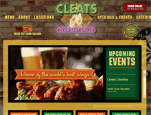 Tablet Screenshot of dev.cleatswings.com